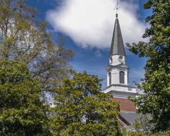 Exterior view of Pfeiffer chapel