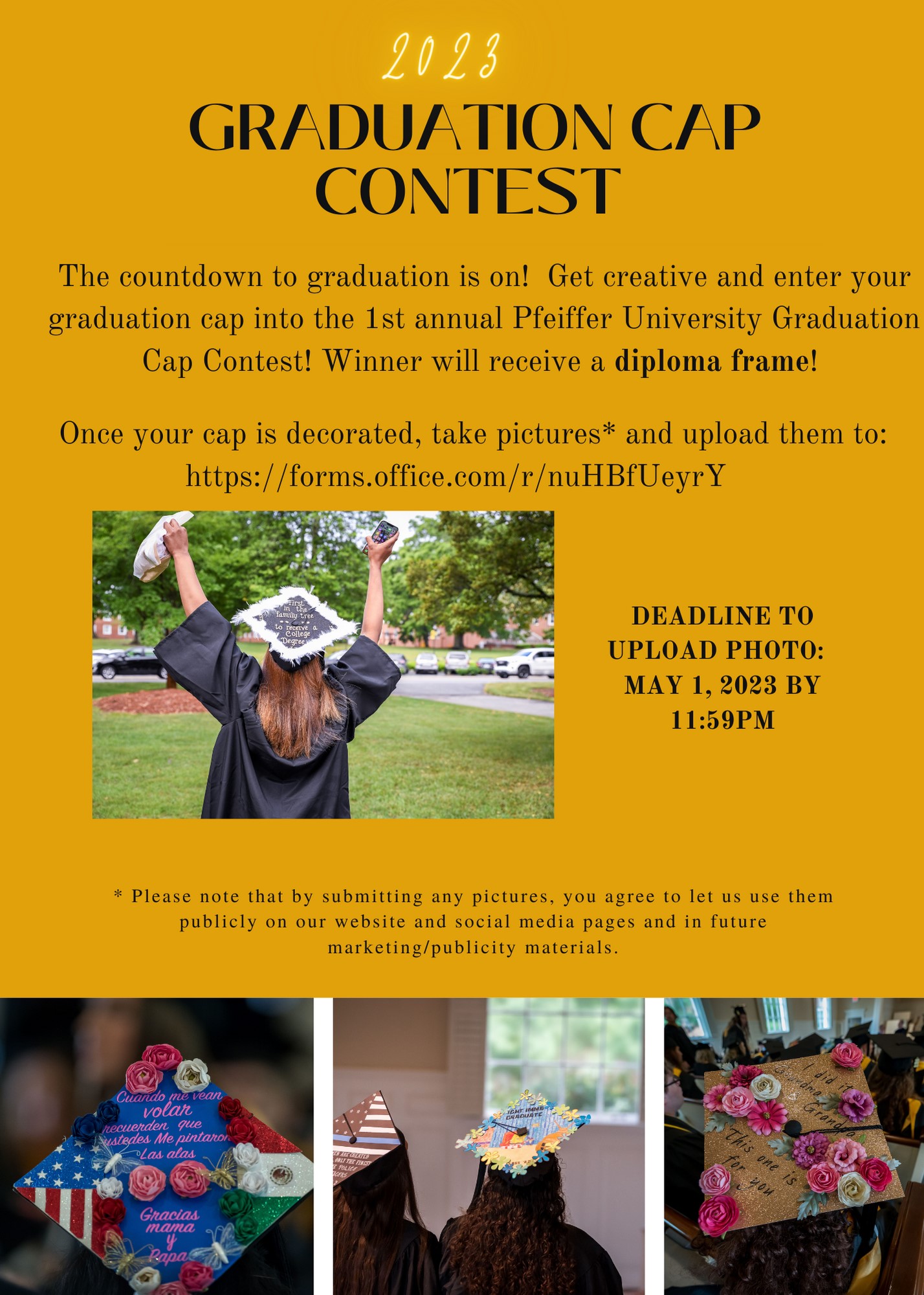 Graduation Cap Decoration Contest | Pfeiffer University
